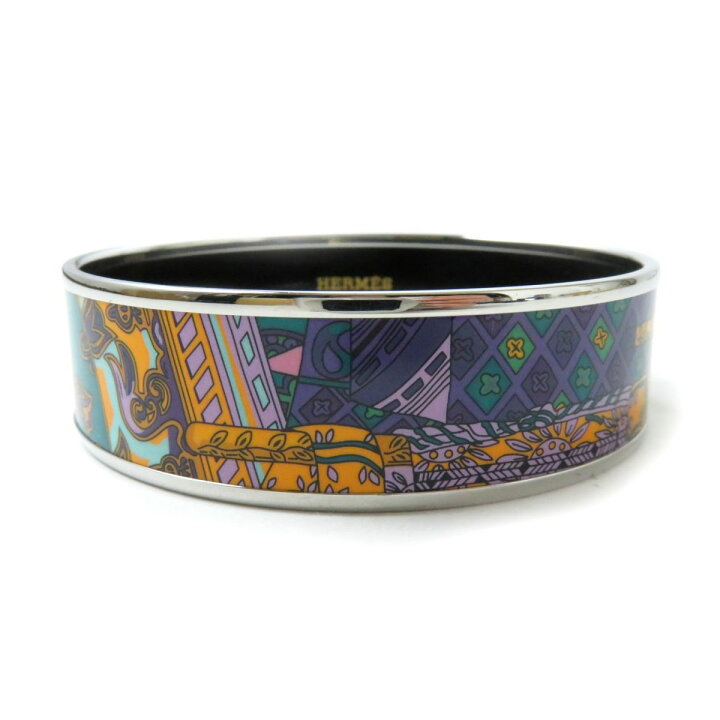楽天市場】美品◎フランス製 HERMES エルメス エマイユ MM バングル 