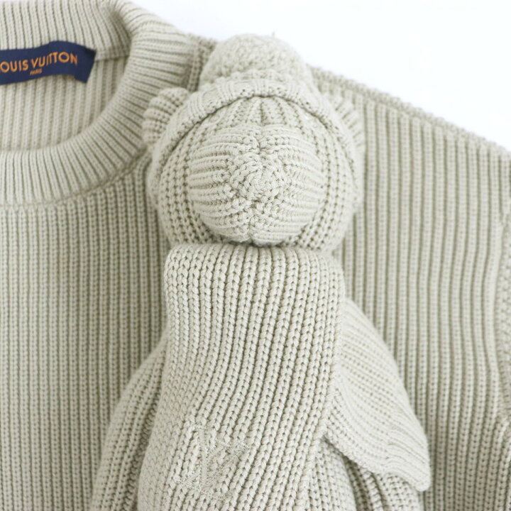 楽天市場】極美品□21SS ルイヴィトン 1A8P40 ステッチドテディ  