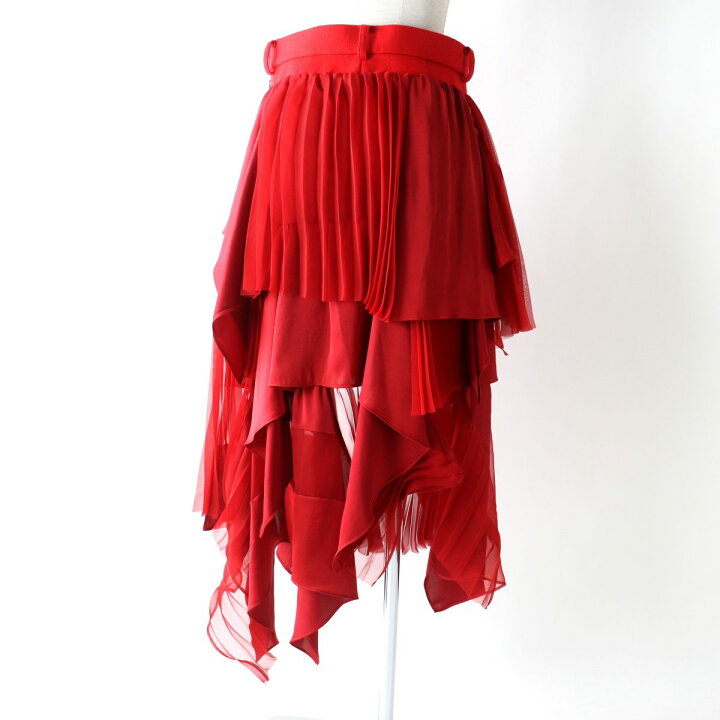 楽天市場】極美品◎正規品 Sacai サカイ 22-06384 レディース サテン  