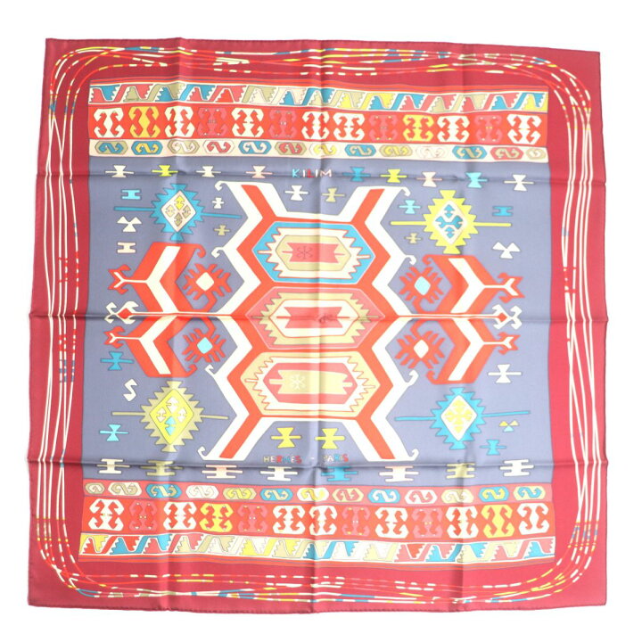 楽天市場】極美品▽HERMES エルメス カレ90 KILIM キリム シルク100 