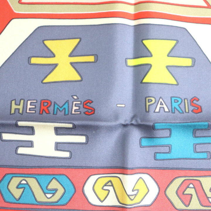 楽天市場】極美品▽HERMES エルメス カレ90 KILIM キリム シルク100 