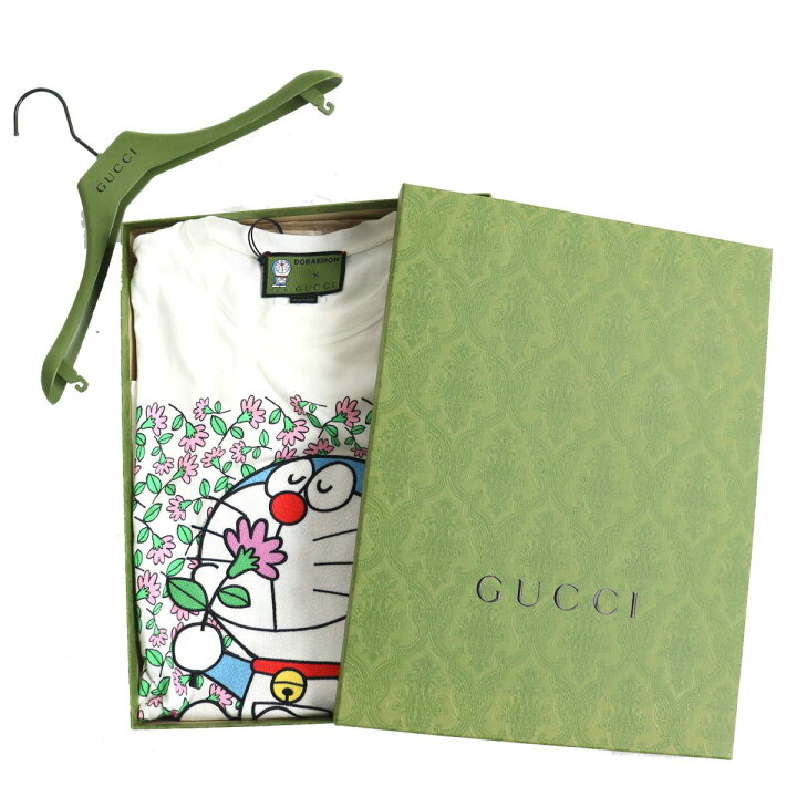 楽天市場】未使用品△正規品 GUCCI グッチ 615044 ドラえもん×花柄 