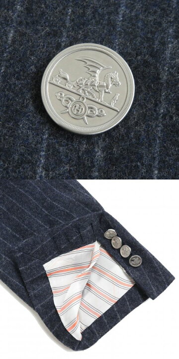 楽天市場】極美品△正規品 HERMES エルメス 2019年 ストライプ柄 
