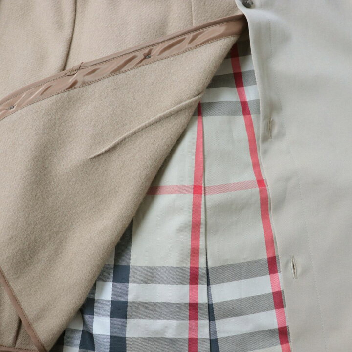 美品☆BURBERRY バーバリー 39000550 ケンジントン コットン 裏地ノバ 