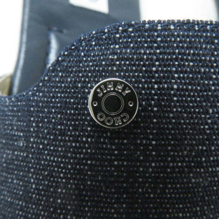 楽天市場】極美品☆JIMMY CHOO ジミーチュウ NANDA ロゴ金具付 デニム 