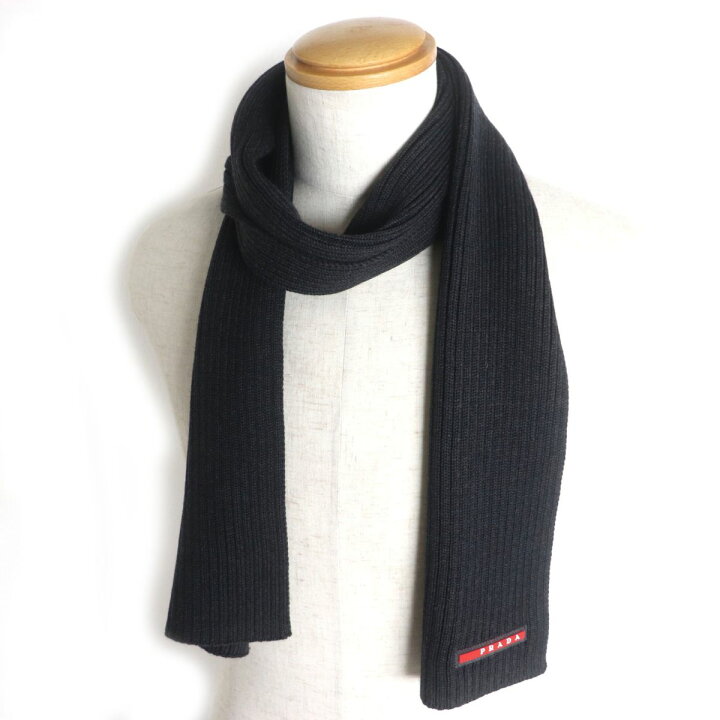 楽天市場】極美品▽PRADA プラダ ロゴラバーワッペン ヴァージンウール 