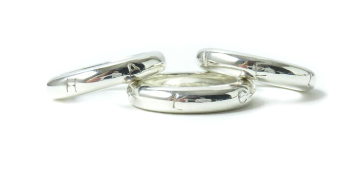 楽天市場】極美品☆CHANEL シャネル SV925 ロゴ刻印 3連リング／指輪  