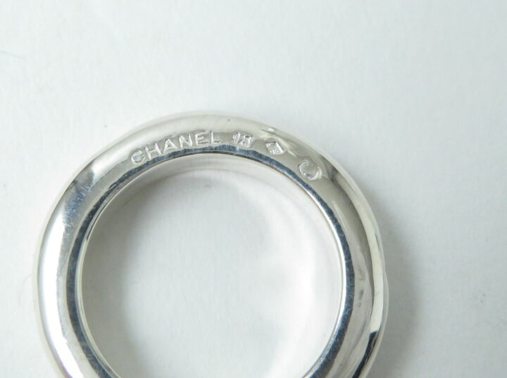 楽天市場】極美品☆CHANEL シャネル SV925 ロゴ刻印 3連リング／指輪  