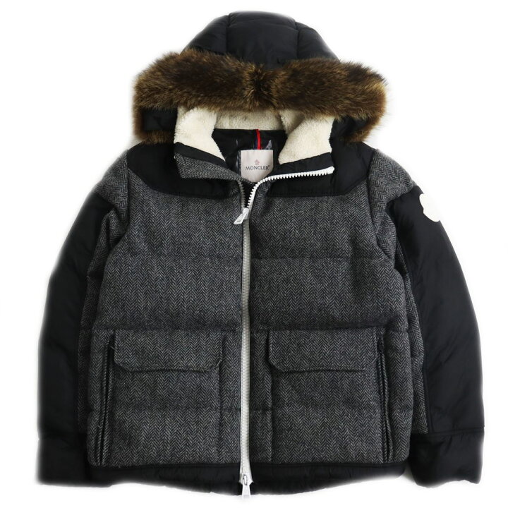 楽天市場】美品○21-22AW MONCLER モンクレール ROBERT ヘリンボーン柄 