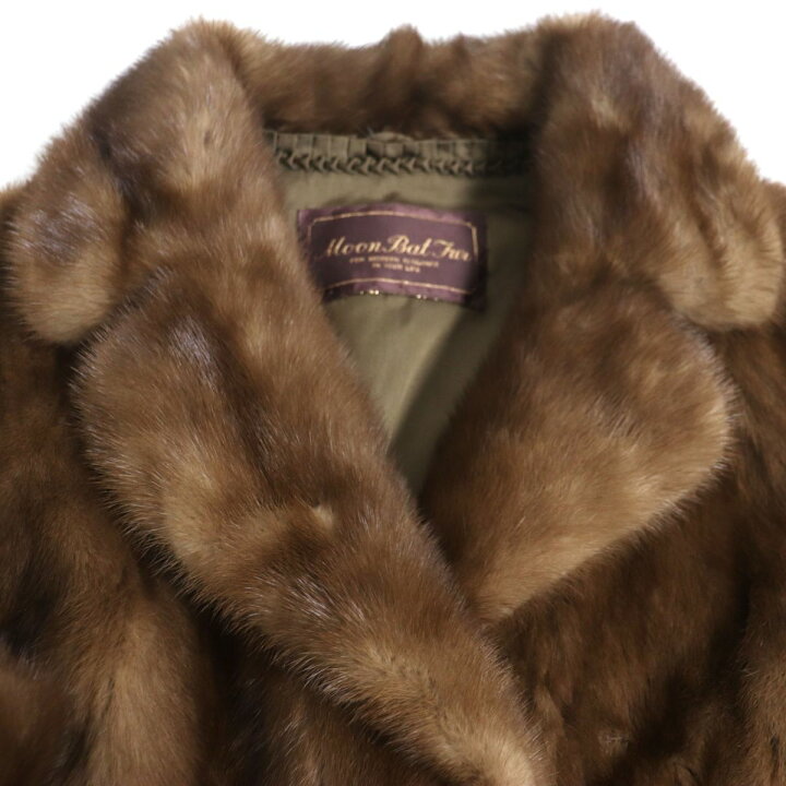 楽天市場】毛並み極美品▽MOONBAT ムーンバット MINK ミンク 本毛皮 