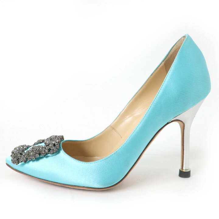 楽天市場】良品☆MANOLO BLAHNIK マノロブラニク ハンギシ ビジュー 