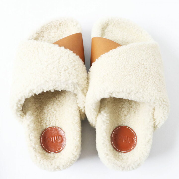 楽天市場】未使用品◎正規品 Chloe クロエ WAVY SLIDES レディース 