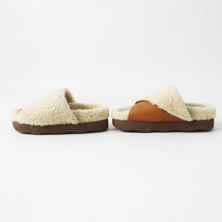 楽天市場】未使用品◎正規品 Chloe クロエ WAVY SLIDES レディース  