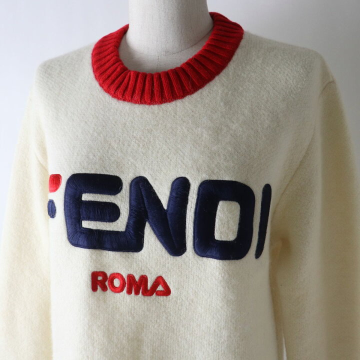 楽天市場】良品◎正規品 伊製 FENDI×FILA フェンディ×フィラ コラボ 