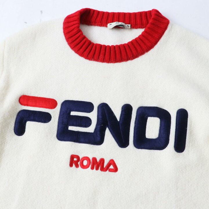 楽天市場】良品◎正規品 伊製 FENDI×FILA フェンディ×フィラ コラボ 