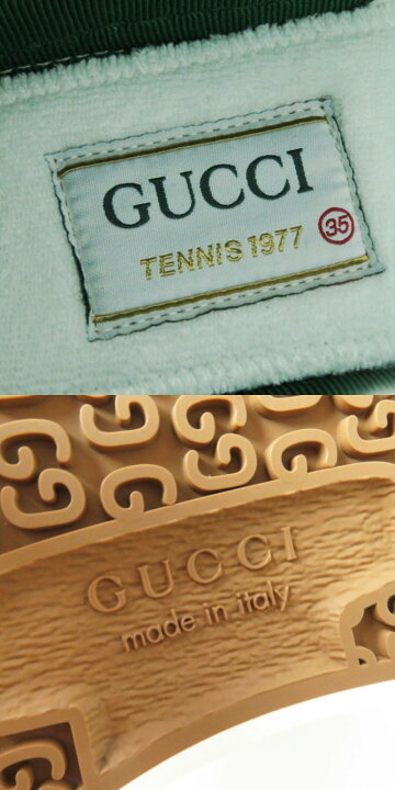 楽天市場】未使用品◎伊製 GUCCI グッチ 627839 テニス1977 レディース  