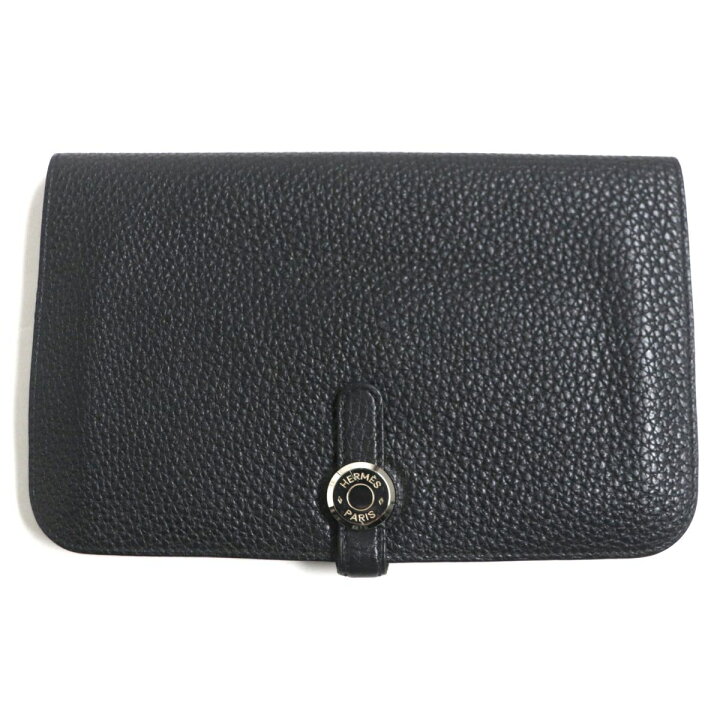楽天市場】美品▽HERMES エルメス ドゴンGM シルバーセリエボタン トゴ 