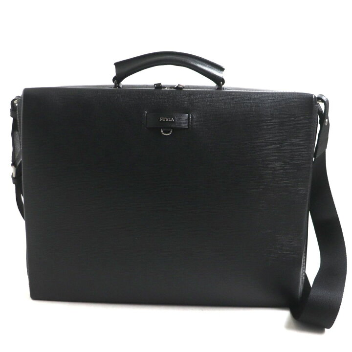 楽天市場】極美品▽FURLA フルラ シルバーロゴ金具付き オールレザー 
