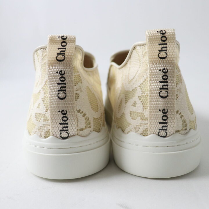 楽天市場】未使用品◎イタリア製 Chloe クロエ LAUREN SLIP ON LACE 