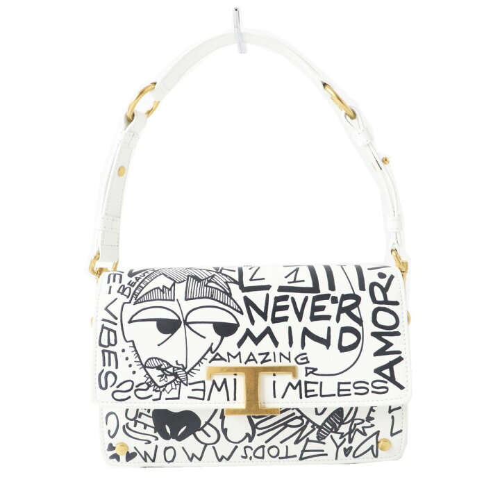 楽天市場】美品◎正規品 TODS トッズ Tタイムレス グラフィティ ミニ  