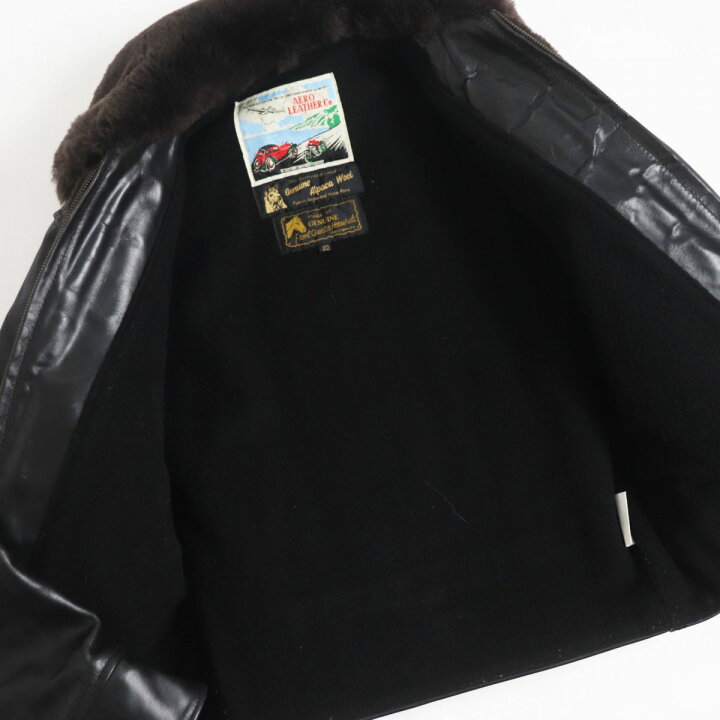楽天市場】美品○希少 AERO LEATHER エアロレザー グリズリー 