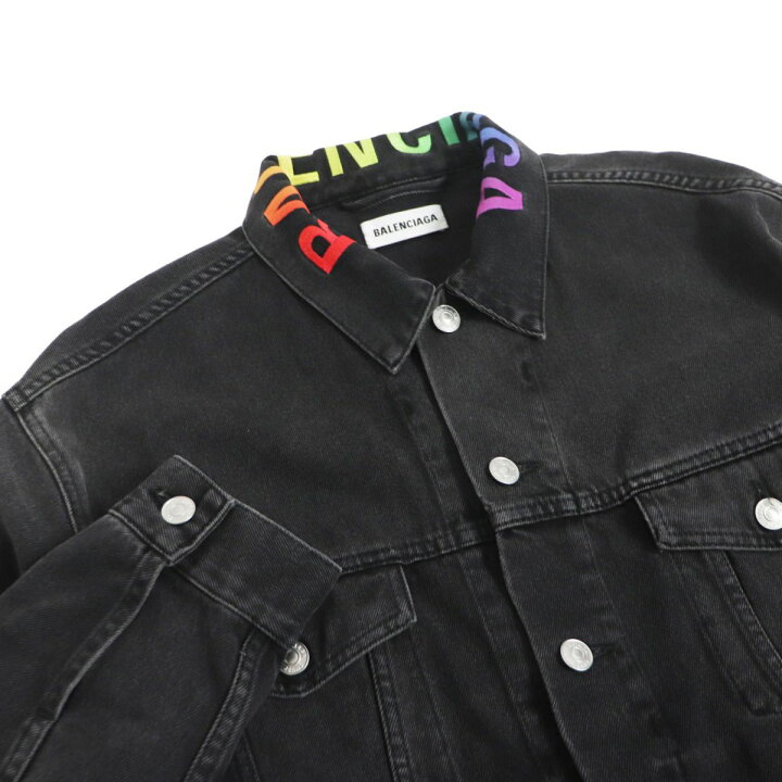 楽天市場】美品□18AW BALENCIAGA/バレンシアガ 571450 レインボーロゴ 