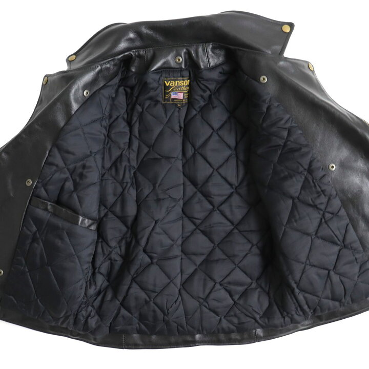 楽天市場】極美品△VANSON バンソン ベルト付き ダブルライダース 