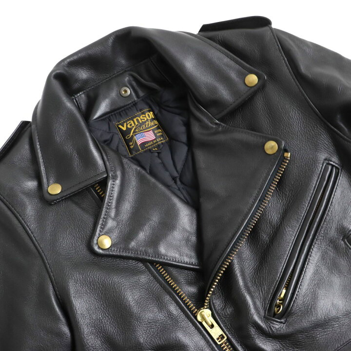 楽天市場】極美品△VANSON バンソン ベルト付き ダブルライダース 