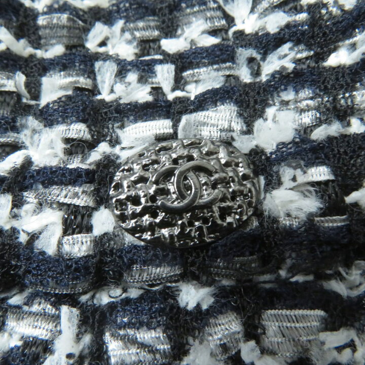 楽天市場】美品☆CHANEL シャネル P47766 ココマークボタン付 裏地  