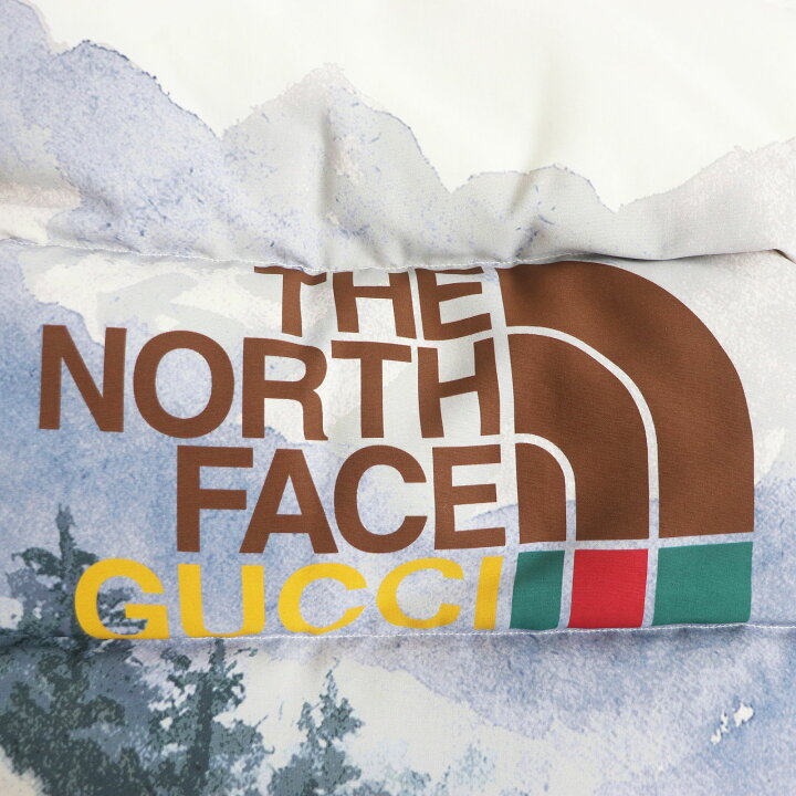 楽天市場】極美品 GUCCI×THE NORTH FACE グッチ ザ・ノースフェイス 