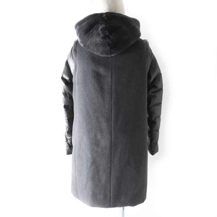 楽天市場】美品 Herno ヘルノ アンゴラ シルク混 フード付 ラビット 