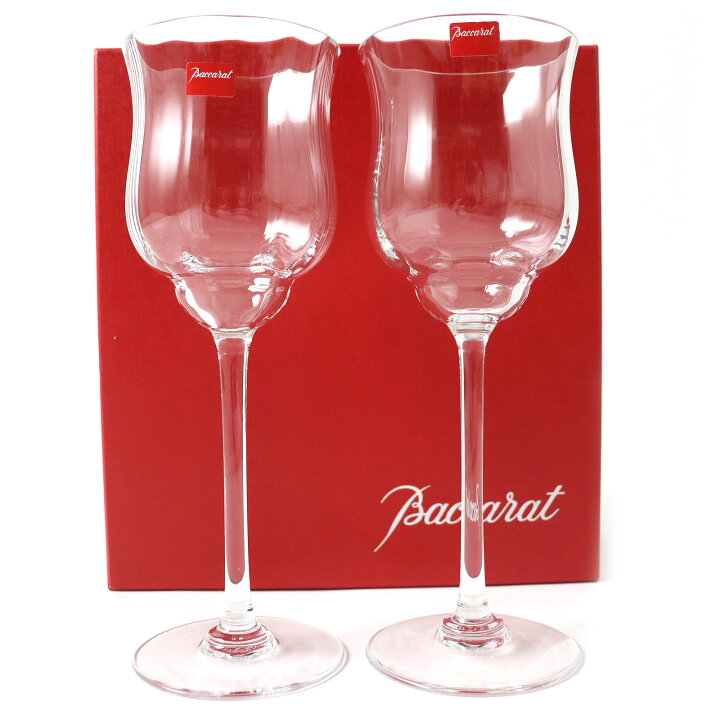 楽天市場】極美品 Baccarat バカラ カプリ クリスタル ペア ワイン 