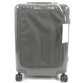未使用品 RIMOWA リモワ 842.53.83.4 エッセンシャル スリーブ キャビン TSAロック搭載 4輪 スーツケース キャリーバッグ スレートグレー 37L 保存袋付き メンズ【中古】