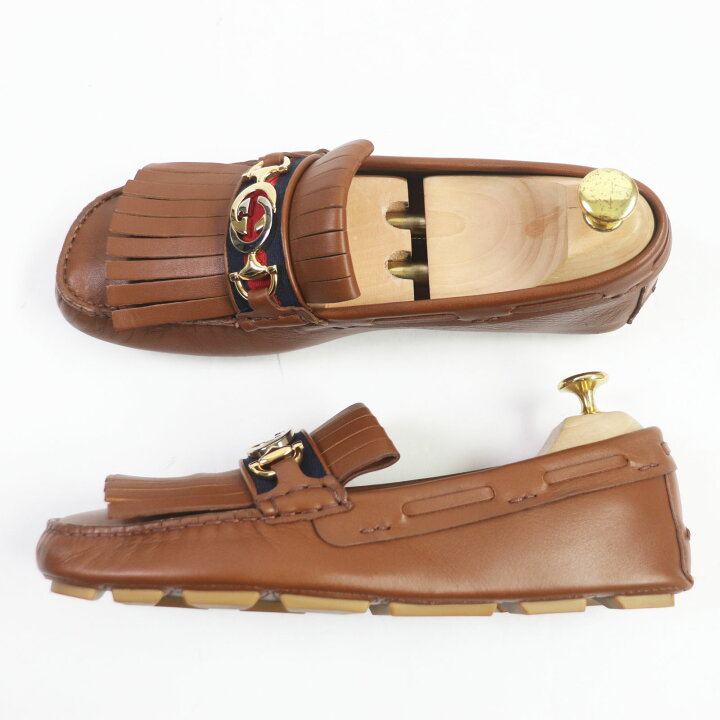 楽天市場】美品 GUCCI グッチ 575642 レザー インターロッキングG 