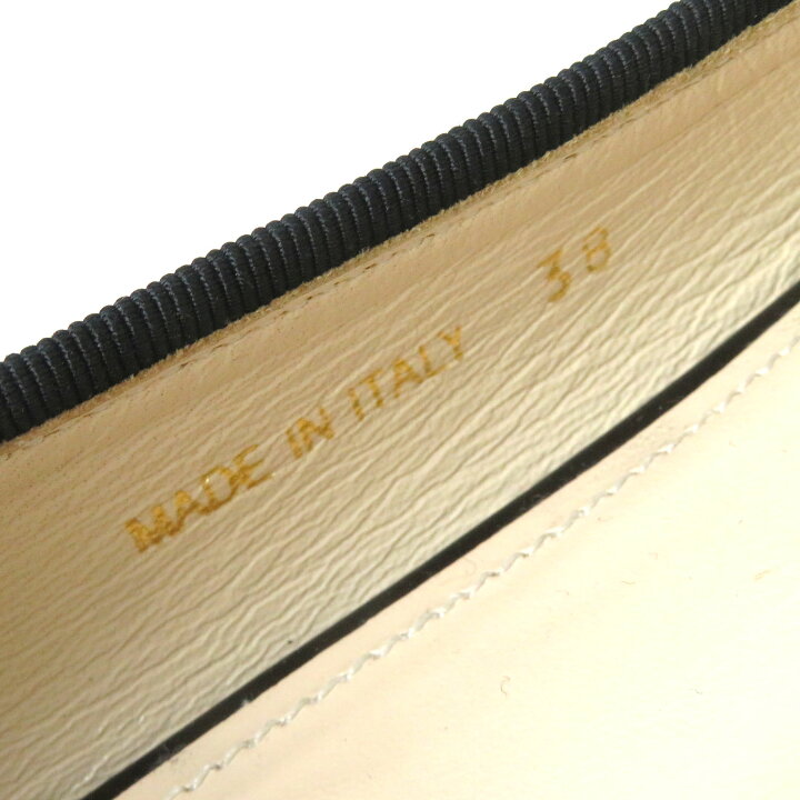 楽天市場】美品 PRADA プラダ 1F889D ロゴ金具・リボン付き パテント 