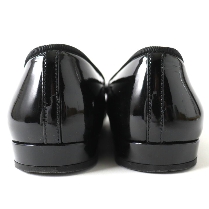 楽天市場】美品 PRADA プラダ 1F889D ロゴ金具・リボン付き パテント  