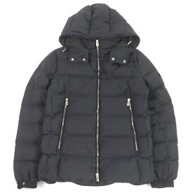 美品 TATRAS タトラス Rライン 18AW MTA18A4289 DOMIZIANO ウール シルク WZIP フーデッド ダウンジャケット ダークグレー 03 正規品 メンズ【中古】