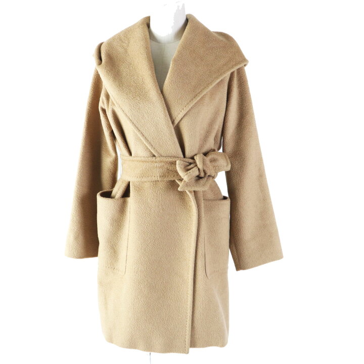 楽天市場】美品 Max Mara マックスマーラ リアルト 白タグ キャメル100  