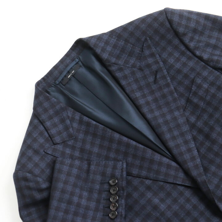 楽天市場】美品 TOM FORD トムフォード 裏地シルク混 チェック柄 