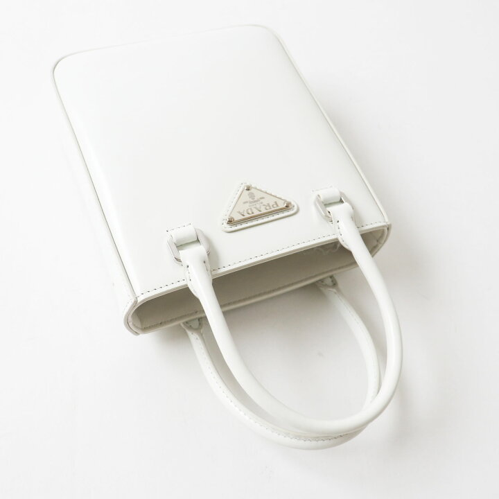 楽天市場】極美品 PRADA プラダ 1BA331 スモール ブラッシュドレザー  