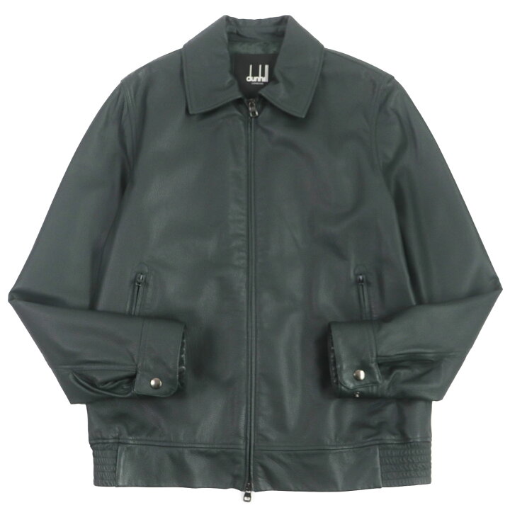 楽天市場】良品 Dunhill ダンヒル ラムレザー ジップアップ レザー 