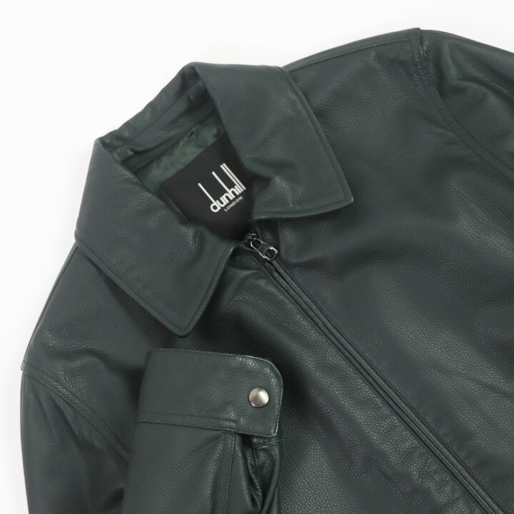 楽天市場】良品 Dunhill ダンヒル ラムレザー ジップアップ レザー 