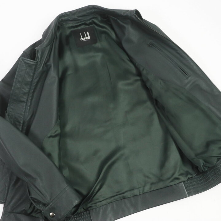 楽天市場】良品 Dunhill ダンヒル ラムレザー ジップアップ レザー 