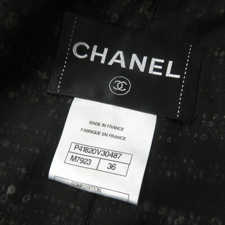 楽天市場】極美品 CHANEL シャネル P41820・P41816 裏地シルク100  