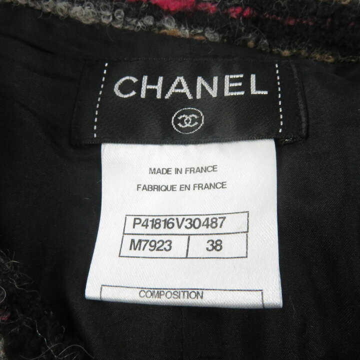 楽天市場】極美品 CHANEL シャネル P41820・P41816 裏地シルク100  