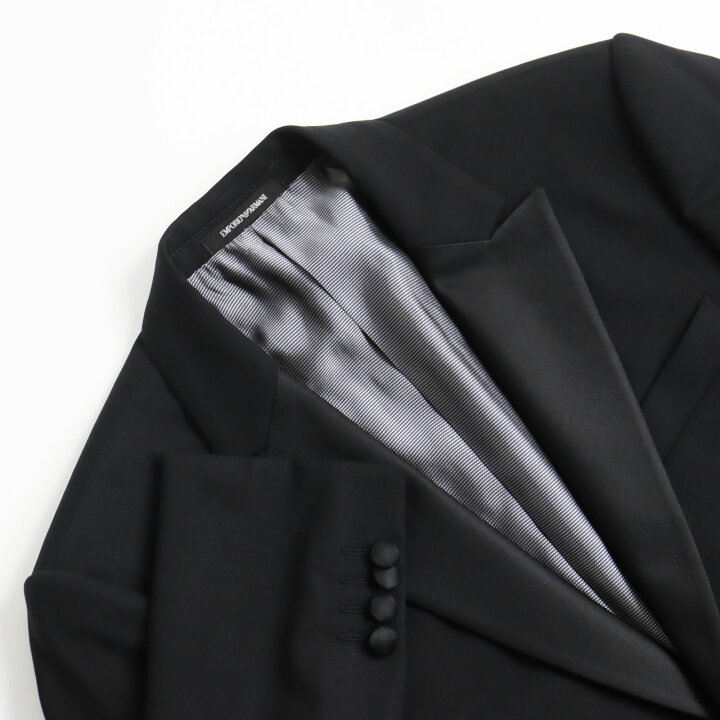 楽天市場】極美品 Emporio Armani エンポリオアルマーニ シルク混 黒 