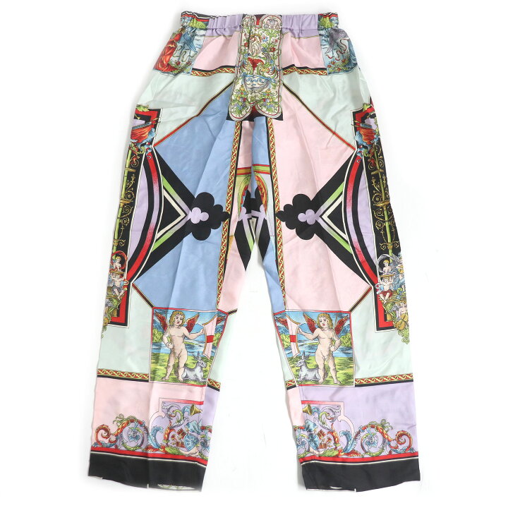 楽天市場】極美品 VERSACE ヴェルサーチ 22SS シルク100% 天使 総柄 