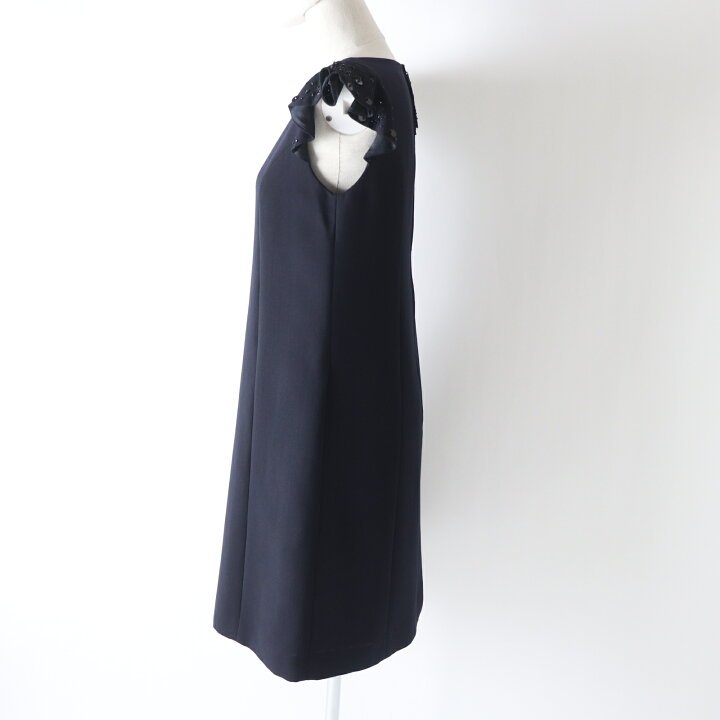 楽天市場】極美品 FOXEY フォクシー 39335 ミッドナイトブルー 袖 