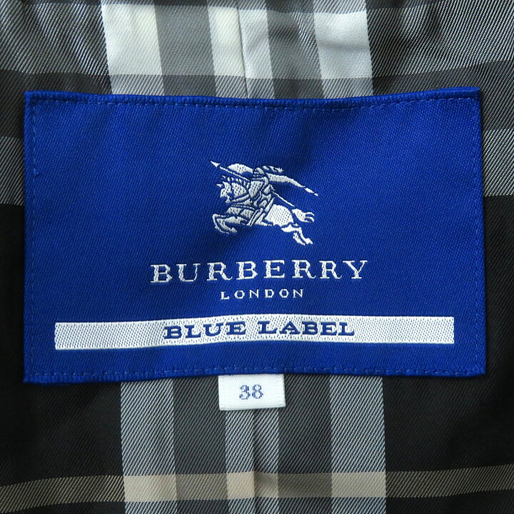 楽天市場】極美品 BURBERRY BLUE LABEL バーバリーブルーレーベル 裏地  