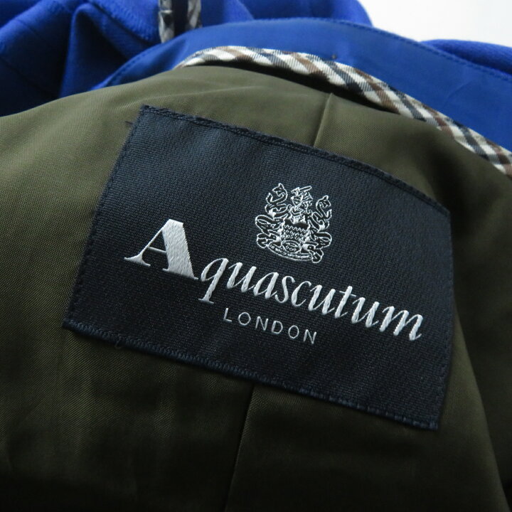 楽天市場】極美品 Aquascutum LONDON アクアスキュータムロンドン ロゴ  
